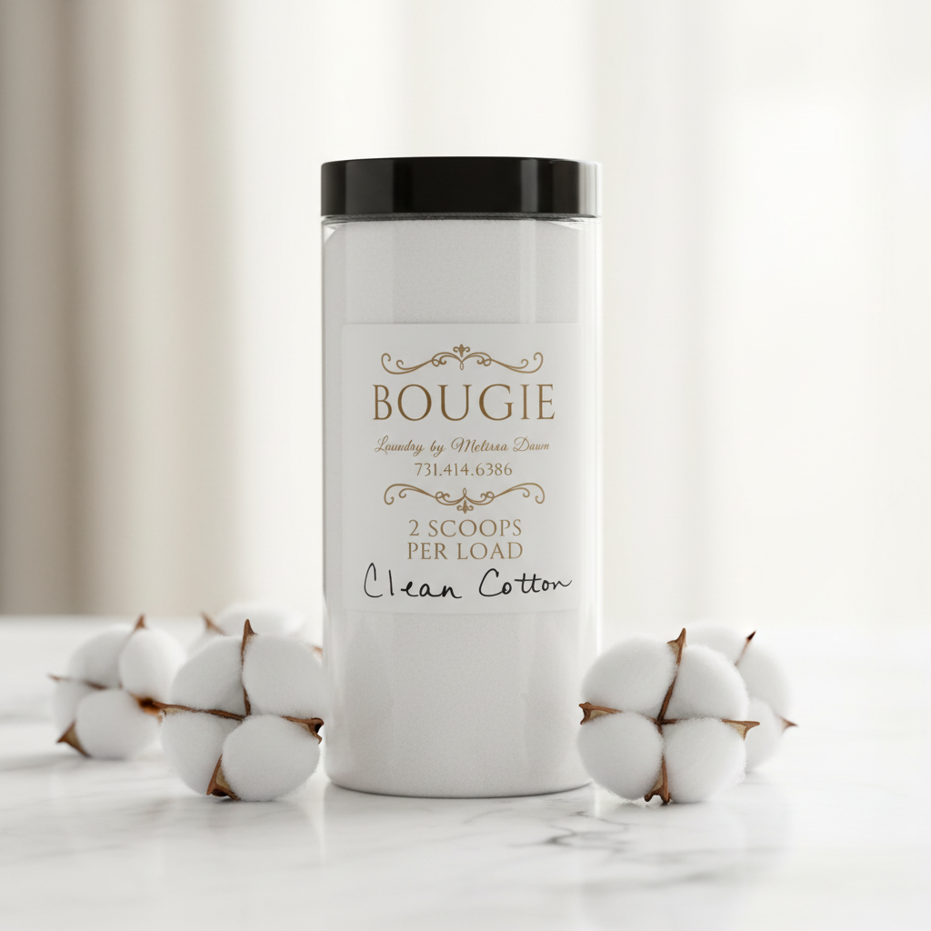 Bougie Laundry 32 oz Laundry Soda - Clean Cotton