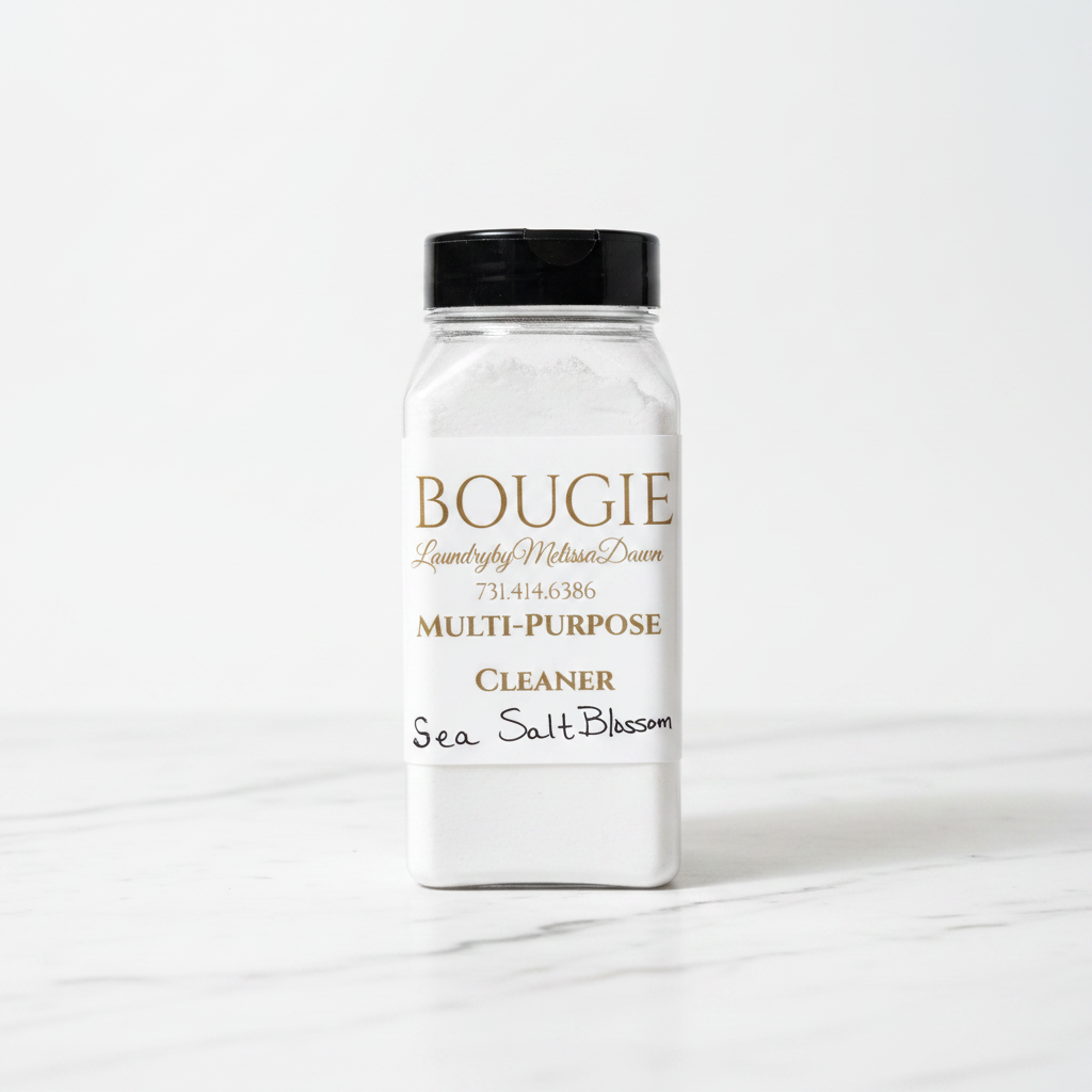 Bougie Multi-Purpose Cleaner front label on white background